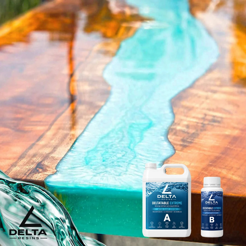 Resina Epossidica DELTATABLE EXTREME per realizzazione di River Table