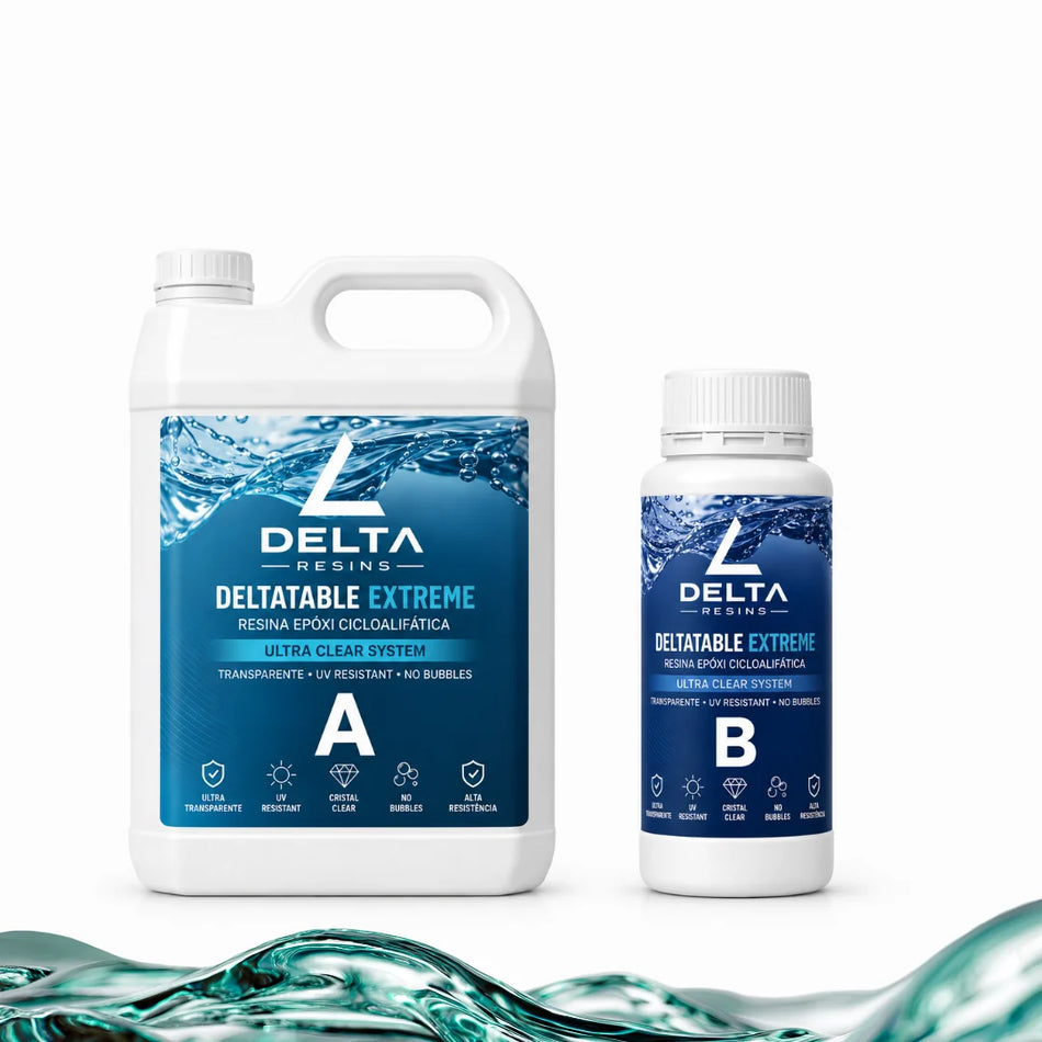 Resina Epossidica DELTATABLE EXTREME per realizzazione di River Table